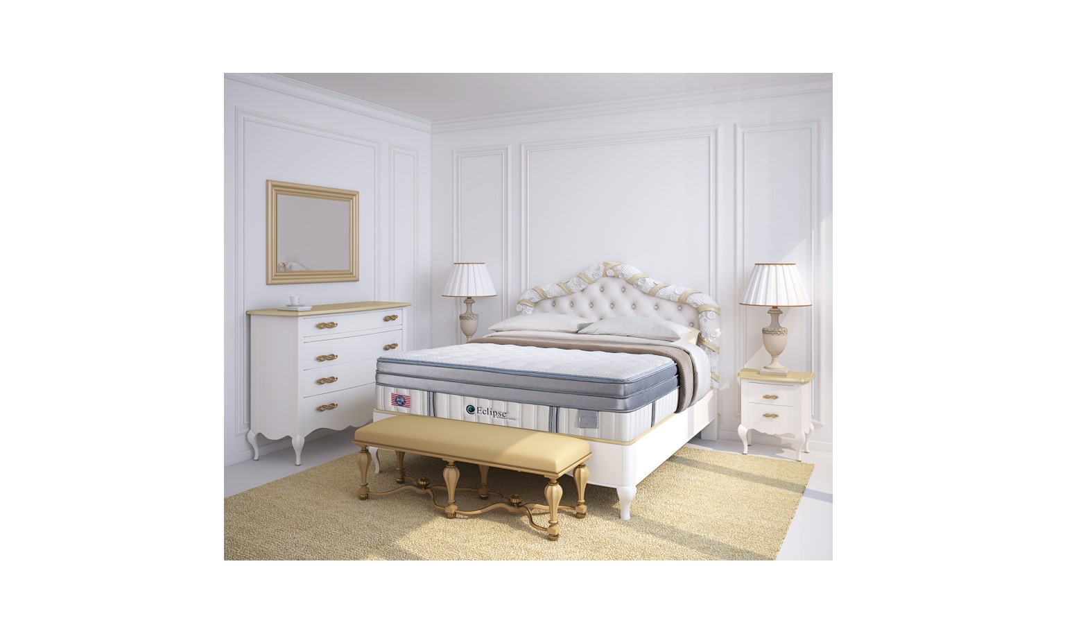 Eclipse Coolatex Brownsville II King Size Pocketed Spring Mattress